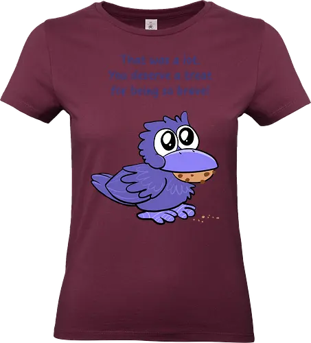 Treat Crow (violette Schrift) - Standard T-Shirt (Women)