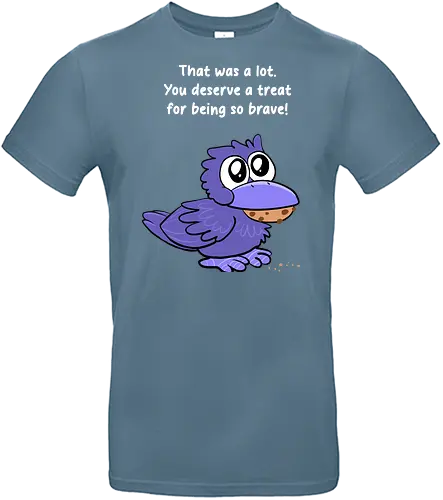 Treat Crow (weiße Schrift) - Standard T-Shirt