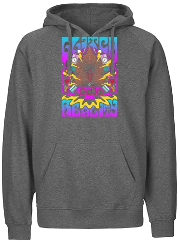 Strange Glitch Reality - Strange, 80s, demogorgon, eleven, hawkins, lucas, mike, TV, pyschedelic, retro, stranger, trippy, upside down, vintage, will byers, lucas sinclair, nancy wheeler, stranger things movie - Fairtrade Hoodie