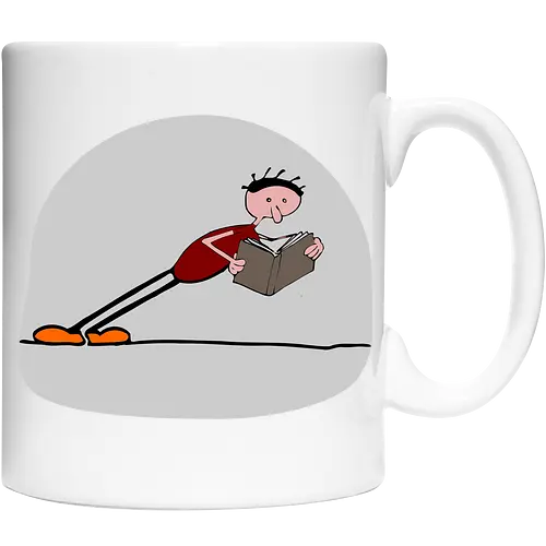 Der geneigte Leser, mit hellem Hintergrund