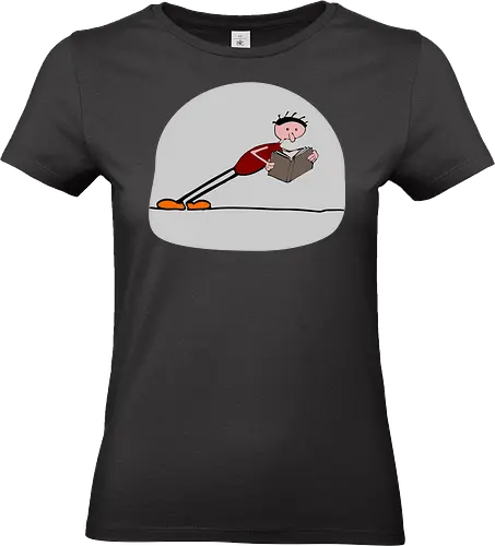 Der geneigte Leser, mit hellem Hintergrund - Lesen, Buch - Standard T-Shirt (Women)