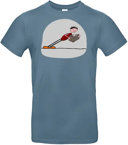 Der geneigte Leser, mit hellem Hintergrund - Lesen, Buch - Standard T-Shirt