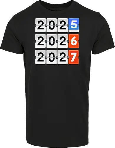 Retro Flip Clock Calendar - 2025 to 2027 Countdown