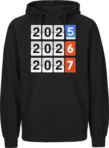 Retro Flip Clock Calendar - 2025 to 2027 Countdown