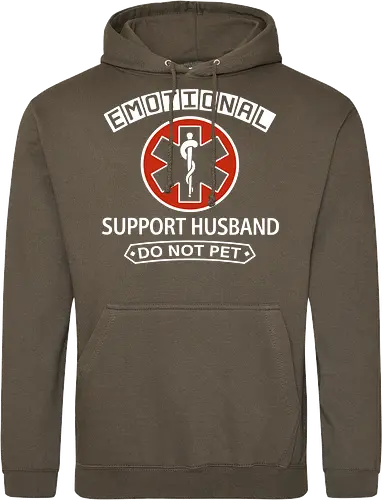 Emotional Support Husband - Do Not Pet Funny EMS Parody