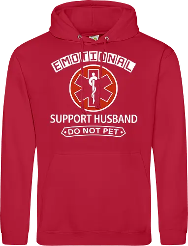 Emotional Support Husband - Do Not Pet Funny EMS Parody