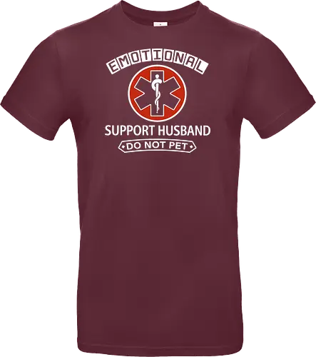 Emotional Support Husband - Do Not Pet Funny EMS Parody