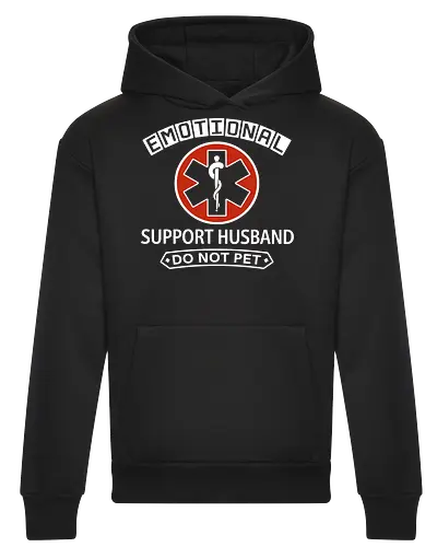 Emotional Support Husband - Do Not Pet Funny EMS Parody