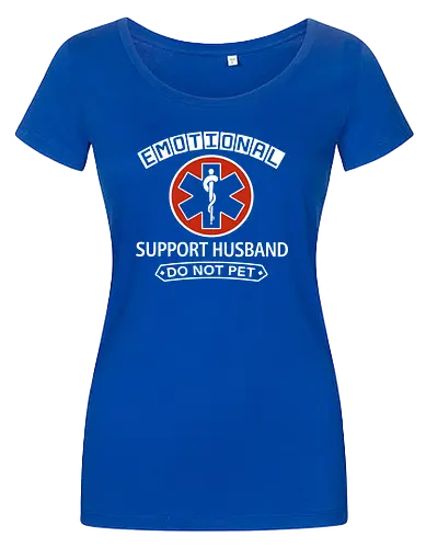 Emotional Support Husband - Do Not Pet Funny EMS Parody