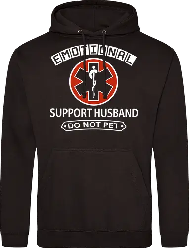 Emotional Support Husband - Do Not Pet Funny EMS Parody