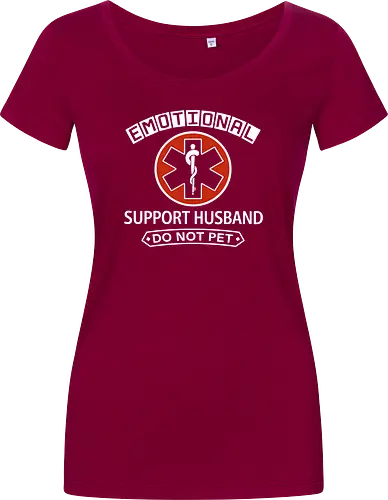 Emotional Support Husband - Do Not Pet Funny EMS Parody