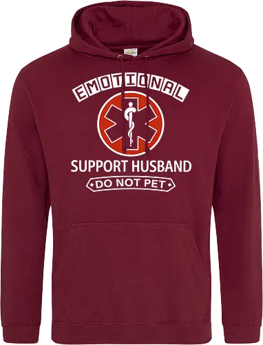 Emotional Support Husband - Do Not Pet Funny EMS Parody