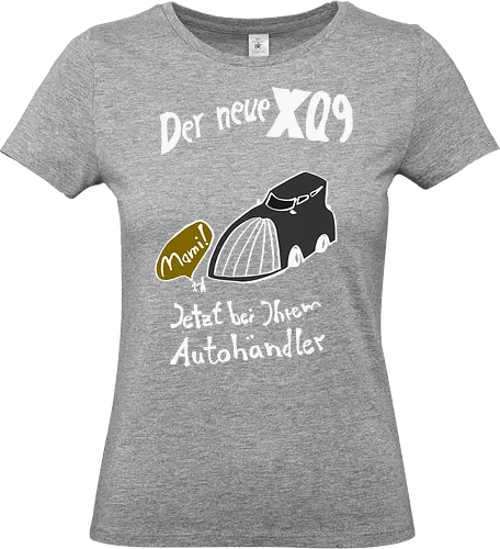 Der neue XQ9, helle Version - SUV, Auto, Klimawandel, Größenwahn - Standard T-Shirt (Women)