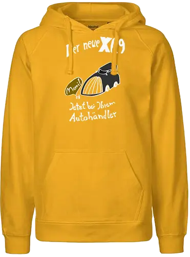 Der neue XQ9, helle Version - SUV, Auto, Klimawandel, Größenwahn - Fairtrade Hoodie