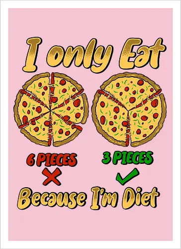 just three piece of pizza