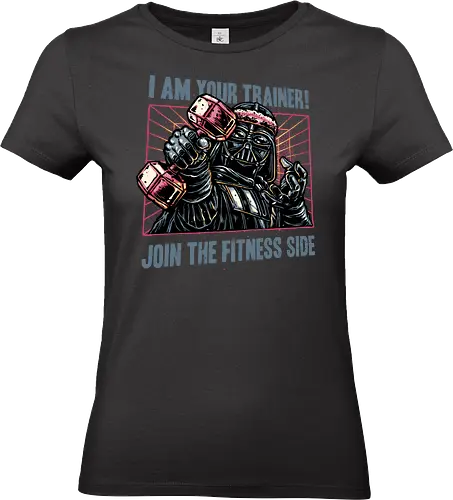 I Am Your Trainer - Fitness, gym, workout, film, movie, galactic, galaxy, sci-fi, humor - Standard T-Shirt (Women)
