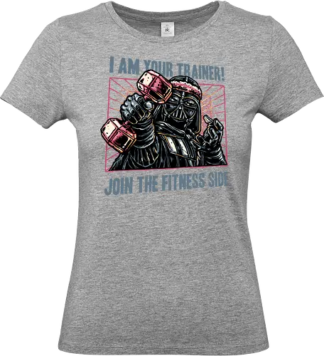 I Am Your Trainer - Fitness, gym, workout, film, movie, galactic, galaxy, sci-fi, humor - Standard T-Shirt (Women)