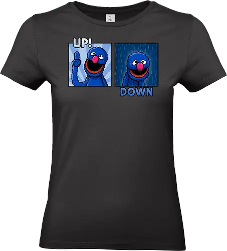 Up and Down! - sad, therapy, funny, retro - Standard T-Shirt (Women)