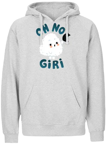 OH NO Giri - onigiri, sushi, japanese, kawaii, cute, Japan - Fairtrade Hoodie
