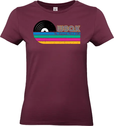 Retro WSQK - retro, disco, Strange, robin, steve, music, radio, vintage - Standard T-Shirt (Women)