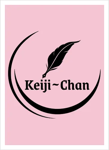 Keiji~Chan Logo (schwarz) - klein