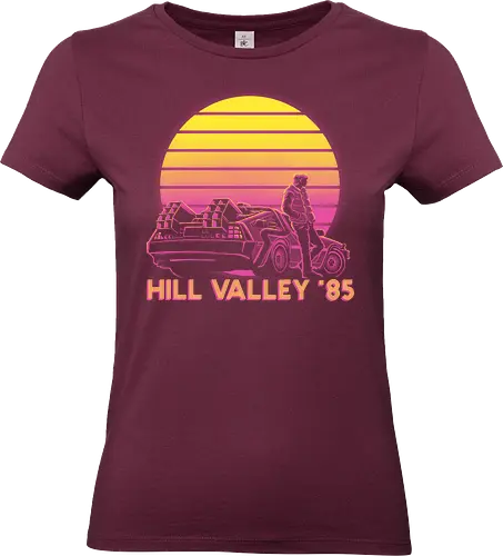Hill Valley 85 - Future, Delorean, Marty Mcfly - Standard T-Shirt (Women)