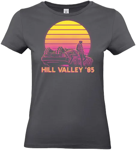 Hill Valley 85 - Future, Delorean, Marty Mcfly - Standard T-Shirt (Women)