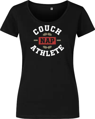Couch Nap Athlete - Varsity Style Slacker Design