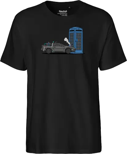 Time Machine Fender Bender - DeLorean vs. TARDIS