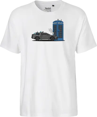 Time Machine Fender Bender - DeLorean vs. TARDIS