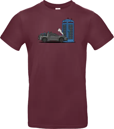 Time Machine Fender Bender - DeLorean vs. TARDIS