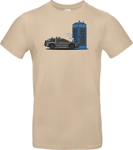 Time Machine Fender Bender - DeLorean vs. TARDIS