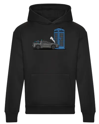 Time Machine Fender Bender - DeLorean vs. TARDIS