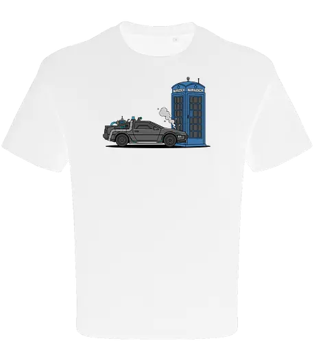 Time Machine Fender Bender - DeLorean vs. TARDIS