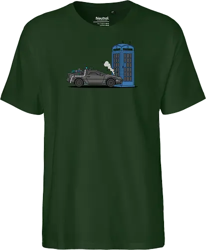 Time Machine Fender Bender - DeLorean vs. TARDIS