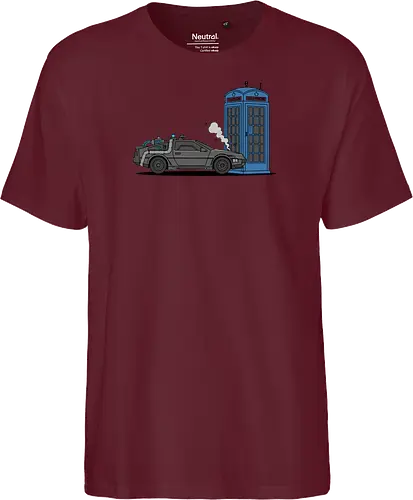 Time Machine Fender Bender - DeLorean vs. TARDIS