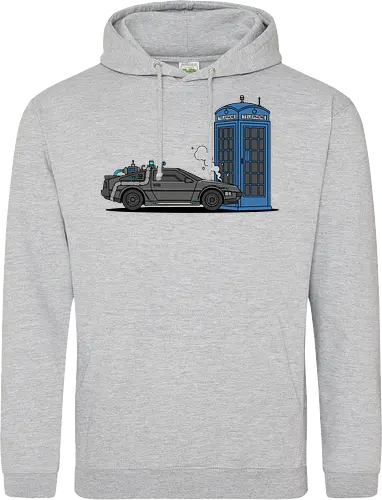 Time Machine Fender Bender - DeLorean vs. TARDIS