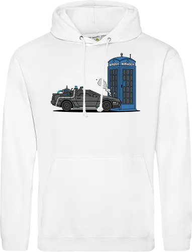 Time Machine Fender Bender - DeLorean vs. TARDIS