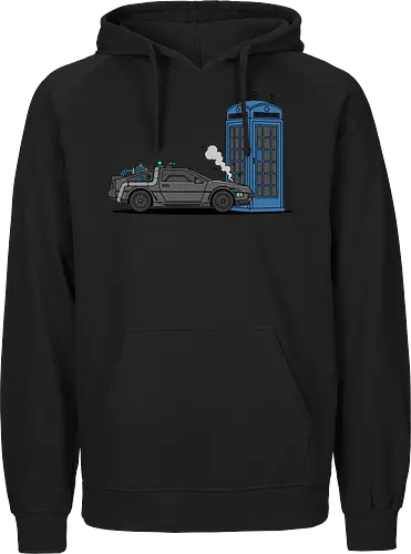Time Machine Fender Bender - DeLorean vs. TARDIS