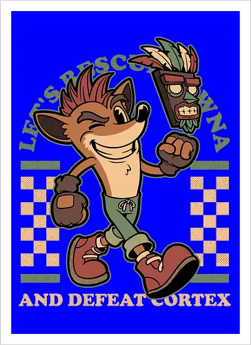 Game Mascot Crash Mask