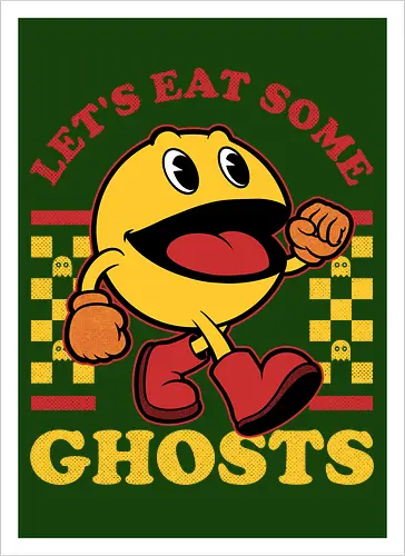 Game Mascot Ghost Eater