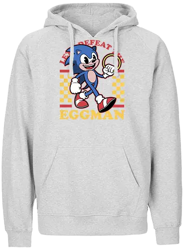 Game Mascot Hedgehog Runner - Video Games, Video Game, Game, Games, Gamer, Mascot, Retro, Vintage, Retro Vintage, Retro Gamer, Retro Cartoon, Fantasy, Adventure, Hedgehog, Run, Runner, Running, Doctor, Animal, Pet - Fairtrade Hoodie