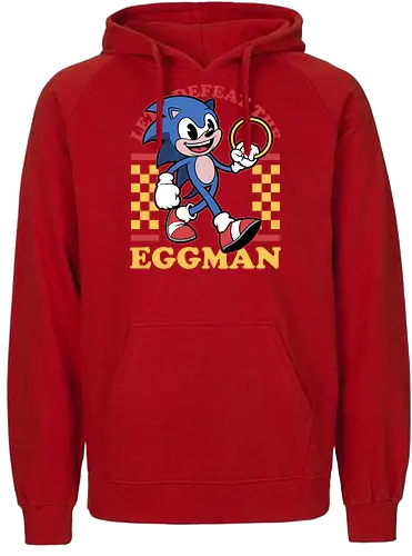 Game Mascot Hedgehog Runner - Video Games, Video Game, Game, Games, Gamer, Mascot, Retro, Vintage, Retro Vintage, Retro Gamer, Retro Cartoon, Fantasy, Adventure, Hedgehog, Run, Runner, Running, Doctor, Animal, Pet - Fairtrade Hoodie