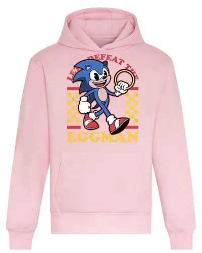 Game Mascot Hedgehog Runner - Video Games, Video Game, Game, Games, Gamer, Mascot, Retro, Vintage, Retro Vintage, Retro Gamer, Retro Cartoon, Fantasy, Adventure, Hedgehog, Run, Runner, Running, Doctor, Animal, Pet - Heavyweight Hoodie
