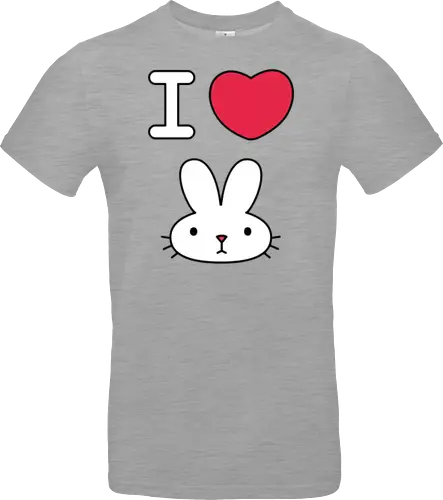 I Love Bunny – Cute Minimal Rabbit Illustration