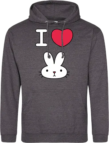 I Love Bunny – Cute Minimal Rabbit Illustration