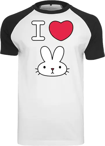 I Love Bunny – Cute Minimal Rabbit Illustration