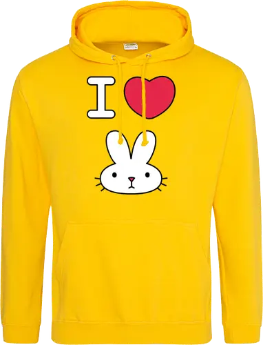 I Love Bunny – Cute Minimal Rabbit Illustration