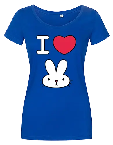 I Love Bunny – Cute Minimal Rabbit Illustration