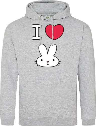 I Love Bunny – Cute Minimal Rabbit Illustration